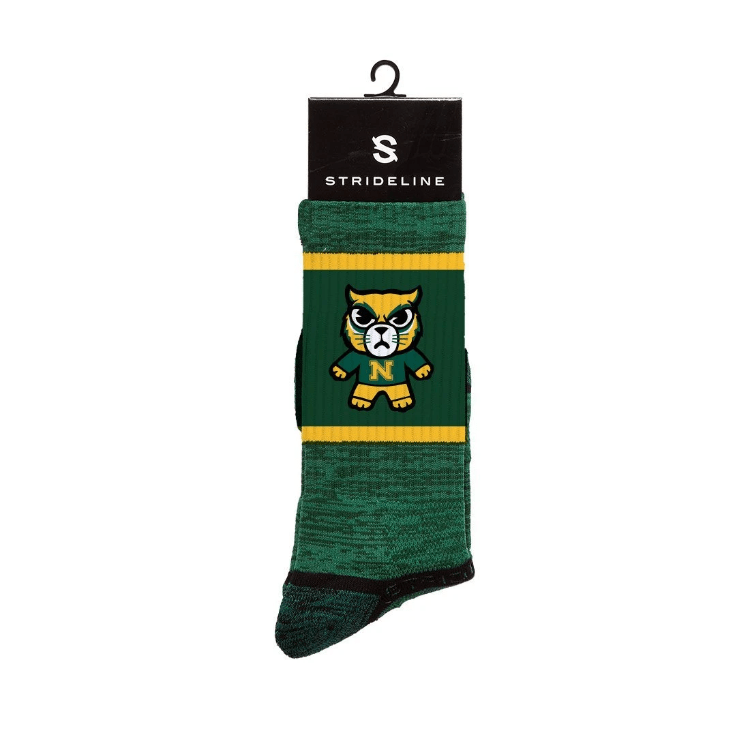 Northern Michigan TokyoDachi Green Socks - Available at Carrot Stick Sports