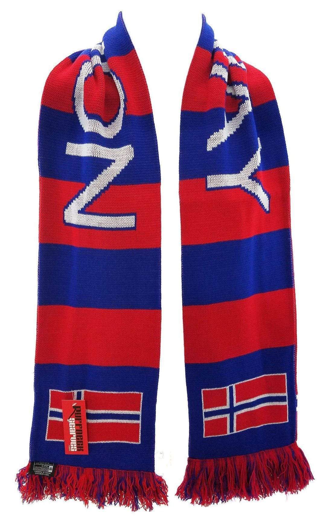 Norway Soccer Scarf Scarf - Available at Carrot Stick Sports