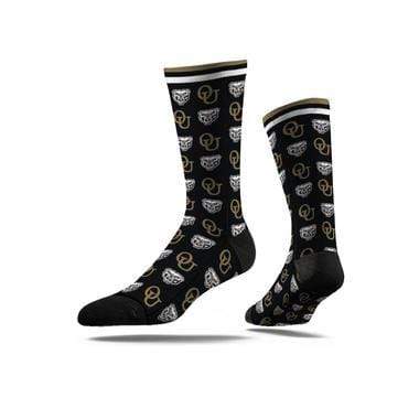 Oakland Golden Grizzlies Black Socks Socks - Available at Carrot Stick Sports