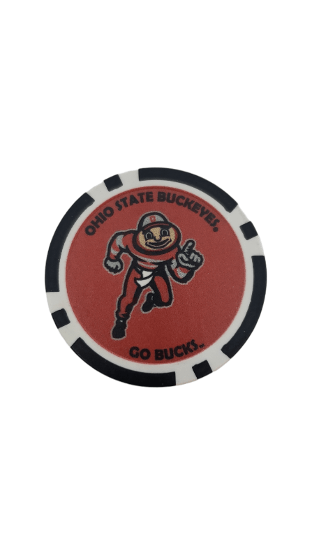 Ohio State Poker Chip Marker Golf Gear - Available at Carrot Stick Sports
