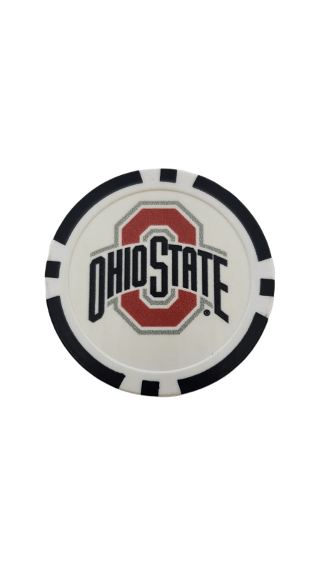 Ohio State Poker Chip Marker Golf Gear - Available at Carrot Stick Sports