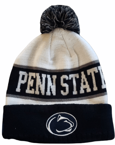 Penn State Nittany Lions Pom Pom Winter Beanie Hat - Available at Carrot Stick Sports