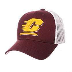 Zephyr Hat Central Michigan Big Red Central Michigan | CMU Chippewas | Big Red Mesh Hat | NCAA Ball Cap