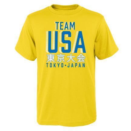 Outerstuff Shirts Team USA Yellow Tokyo Japan Shirt Team USA | Yellow Tokyo Japan | Olympic Shirt