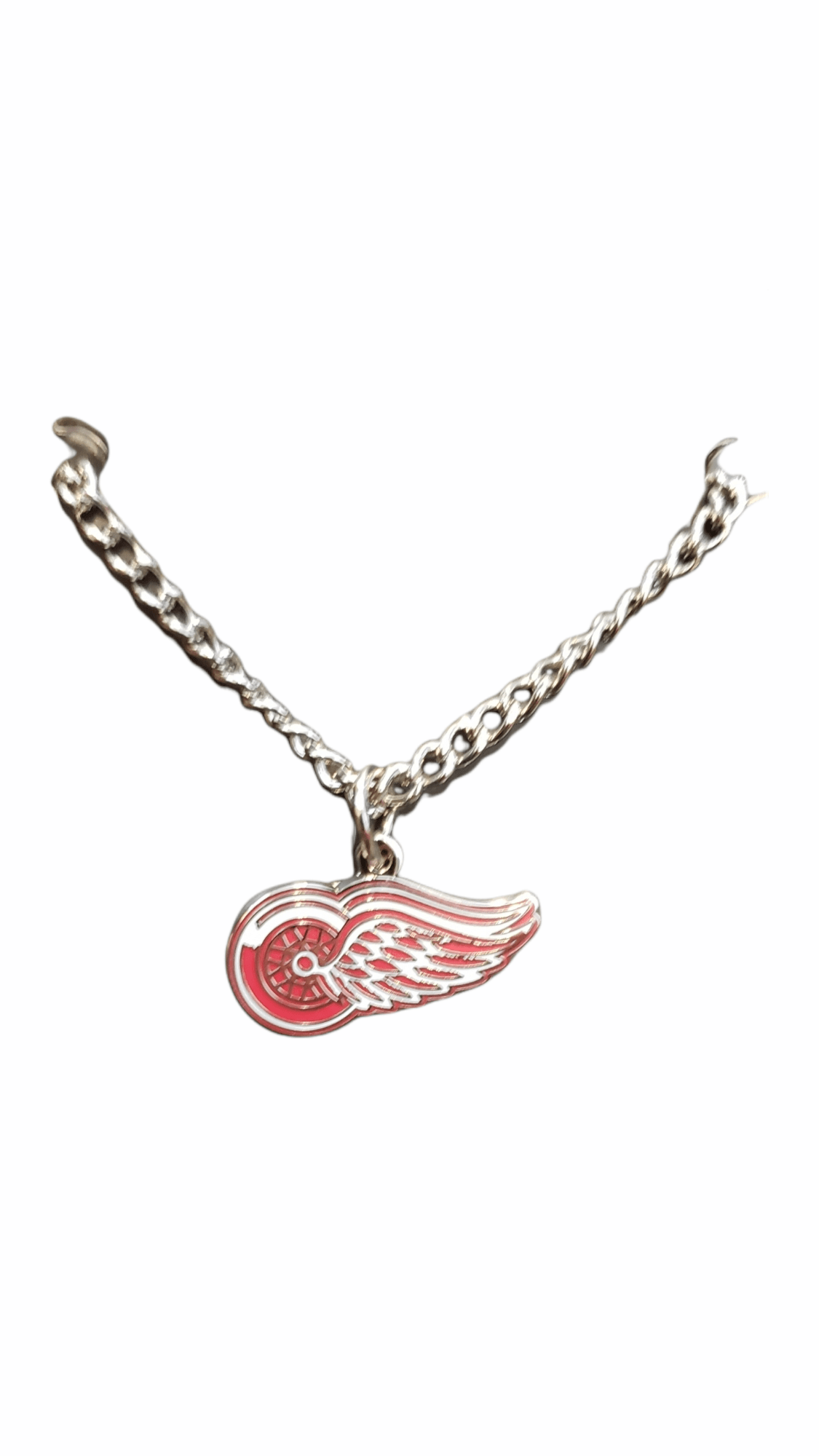 WinCraft Necklace Detroit Red Wings Necklace w/Charm Detroit Red Wings | Winged Wheel Necklace | NHL | Jewelry