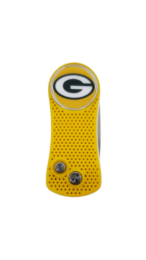 On The Mark Golf Gear Green Bay Packers Ball Mark Repair Tool Green Bay Packers | Golf Ball Mark Repair Tool | Ball Marker | NFL