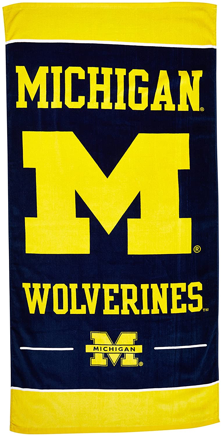 On The Mark Towels Michigan Wolverines 30" x 60" Beach Towel