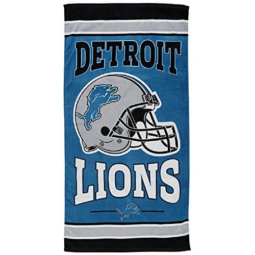 On The Mark Towels Detroit Lions 30" x 60" Beach Towel