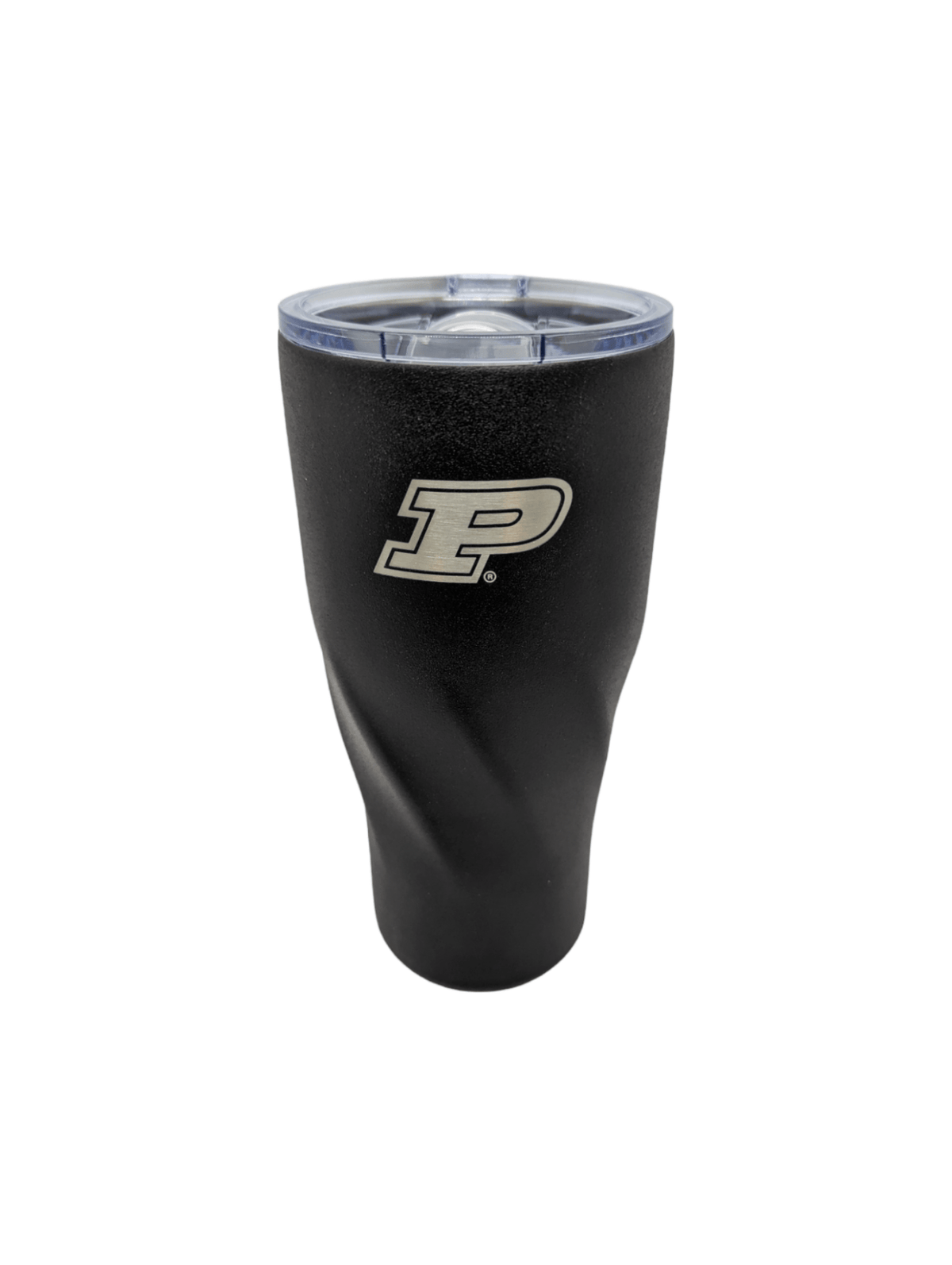 Purdue Boilermakers Black Stainless Steel Travel Mug for Fans Beermug - Available at Carrot Stick Sports