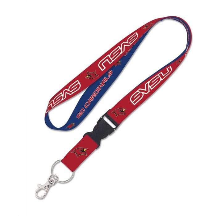 Saginaw Valley State Cardinals Lanyard w/ detachable buckle Keychains - Available at Carrot Stick Sports