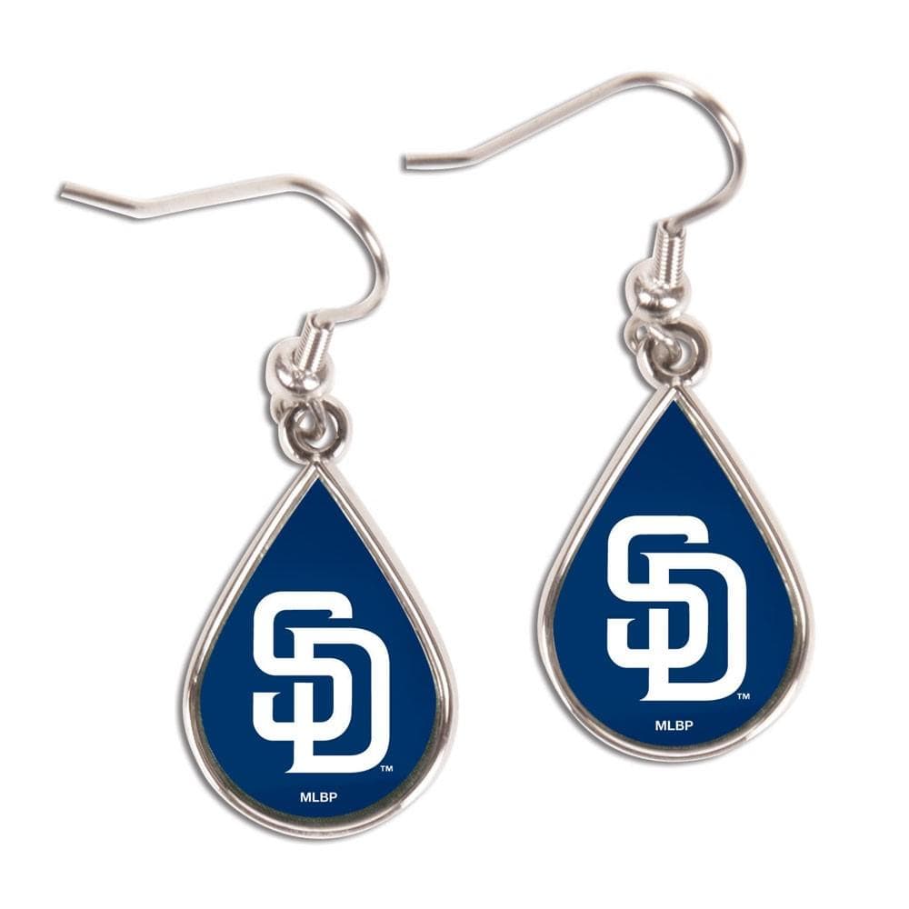 San Diego Padres Teardrop Earrings Earrings - Available at Carrot Stick Sports