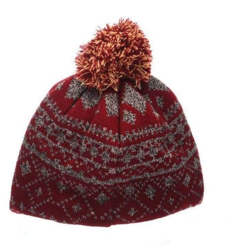 Seminole Shield Logo Pom Winter Hat from Florida State University Hat - Available at Carrot Stick Sports