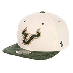 South Florida Bulls Camo Snapback Ball Cap Hats - Available at Carrot Stick Sports