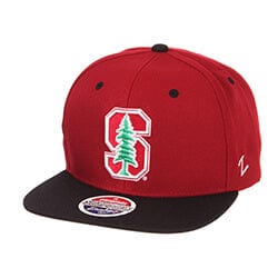 Stanford University Cardinal Snapback Hat with Tree Logo