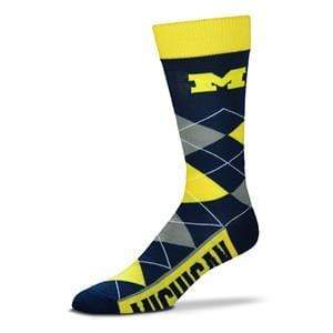 University of Michigan Argyle Socks Socks - Available at Carrot Stick Sports
