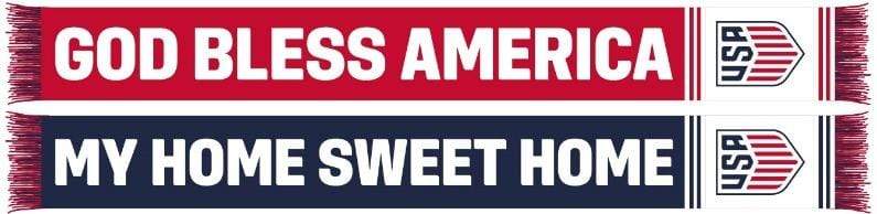 USSF God Bless America Scarf Scarf - Available at Carrot Stick Sports