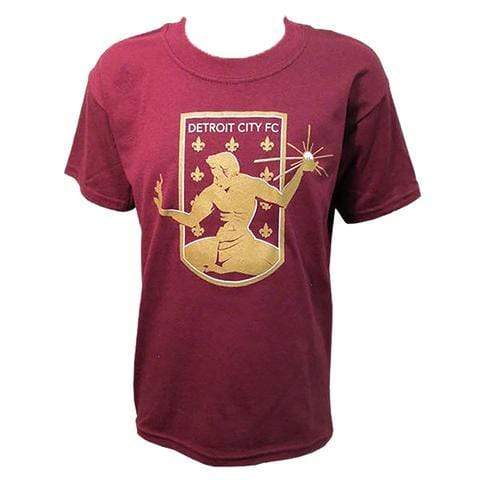 Youth DCFC Spirit of Detroit Crest T-Shirt Shirts - Available at Carrot Stick Sports