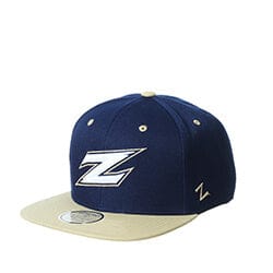 Z11 Akron Zips Navy Blue and Gold Snapback Hats - Available at Carrot Stick Sports