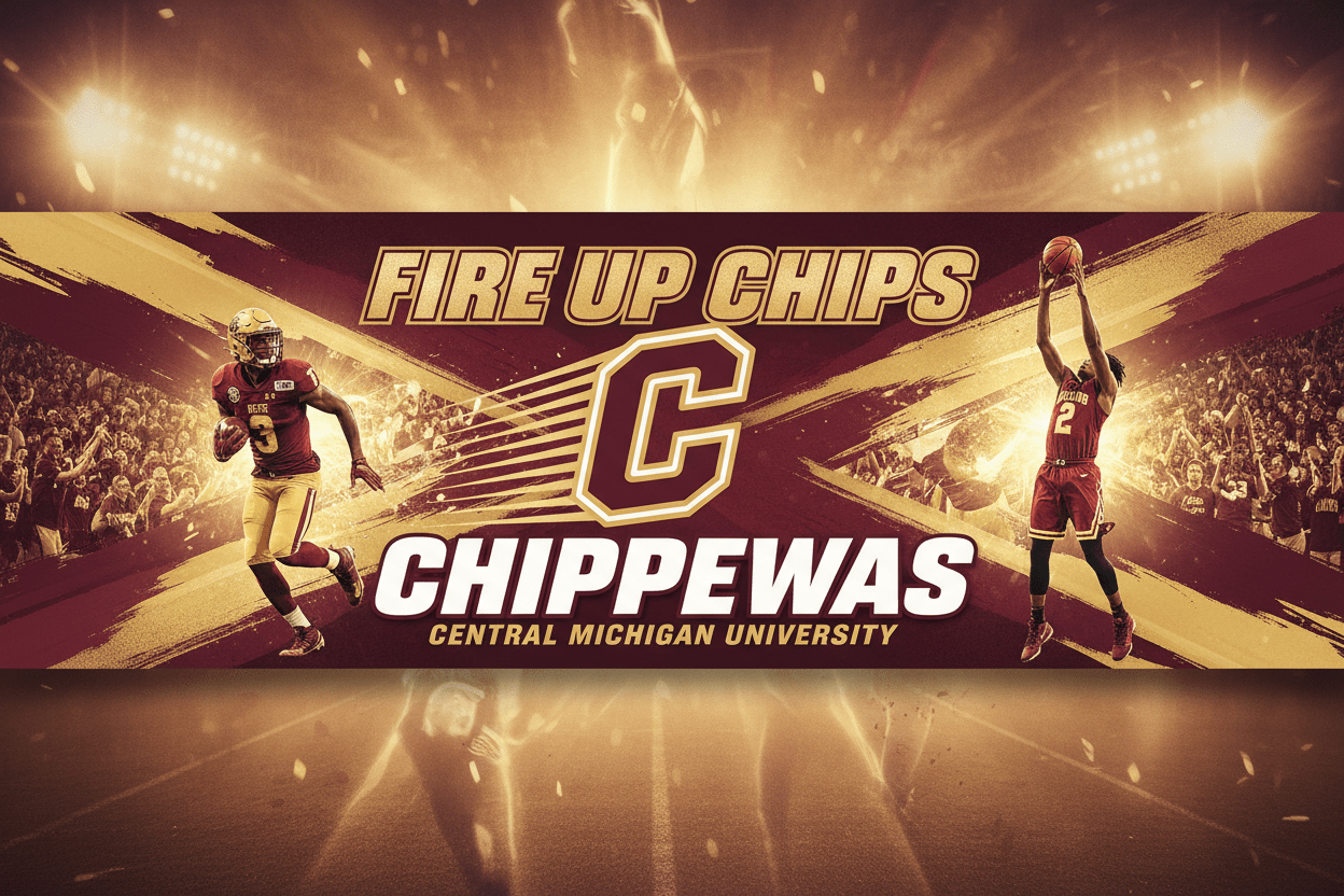 Central Michigan Chippewas Fan Frenzy: Maroon & Gold Madness! - Carrot Stick Sports