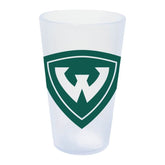 16 oz Flexible Silicone Pint Glass - Wayne State University Warriors Barware - Available at Carrot Stick Sports