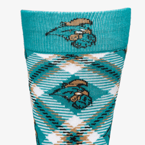 Coastal Carolina Tartan Socks Socks - Available at Carrot Stick Sports