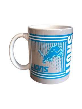 Detroit Lions Logo Coffee Mug with Unique Design Barware - Available at Carrot Stick Sports