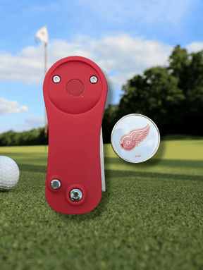 Detroit Red Wings Ball Mark Repair Tool Golf Gear - Available at Carrot Stick Sports