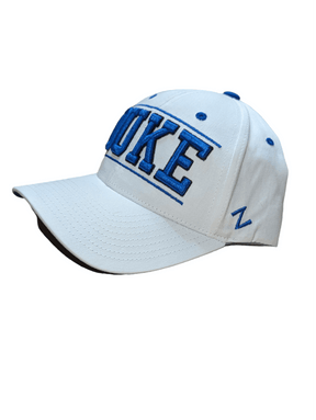 Duke Blue Devils White Citadel Adjustable Cotton Hat Hat - Available at Carrot Stick Sports