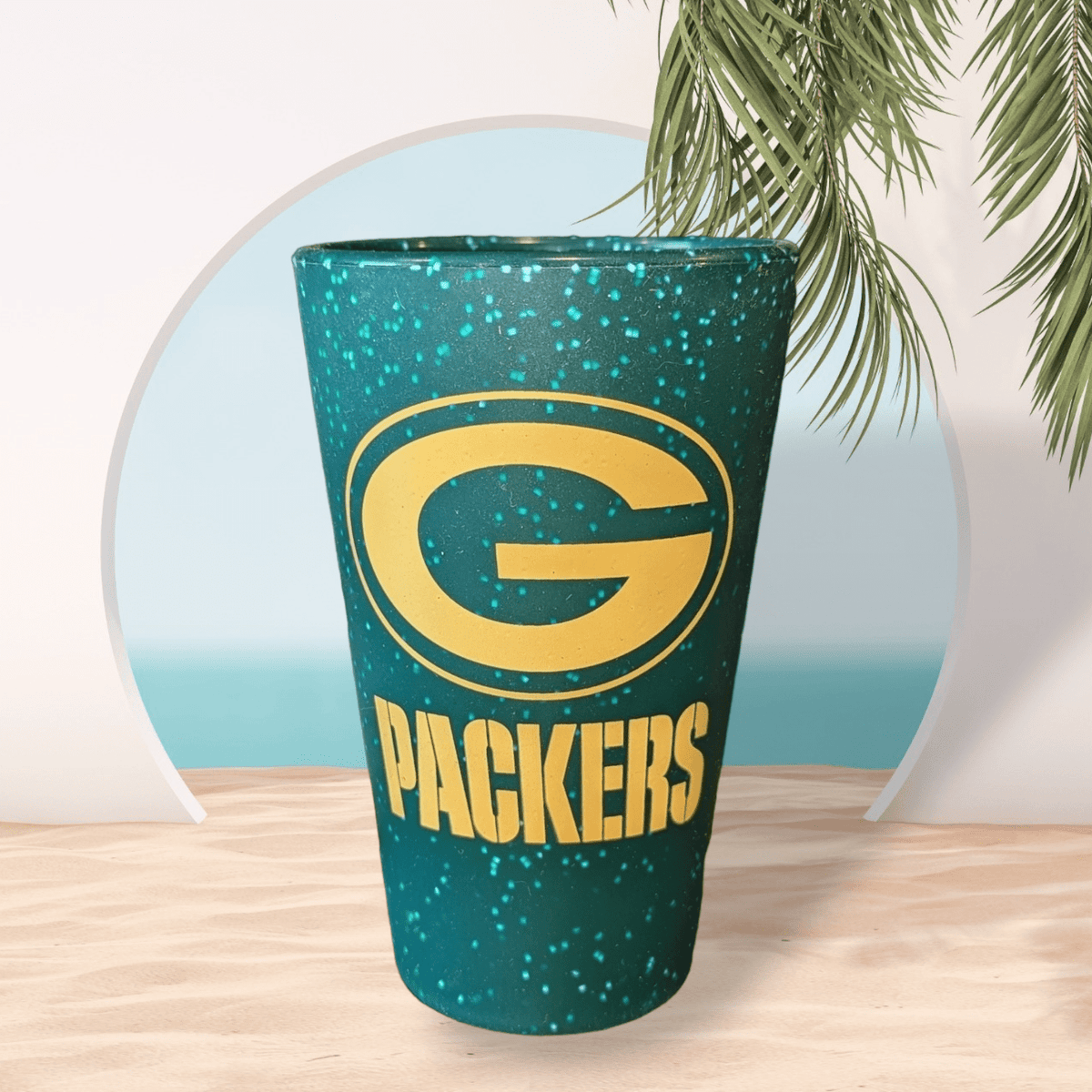 Green Bay Packers Flexible Silicone Pint Glass Beermug - Available at Carrot Stick Sports