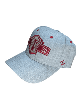 Hoosiers Chaperone Grey Hat with IU 1820 Emblem Hat - Available at Carrot Stick Sports