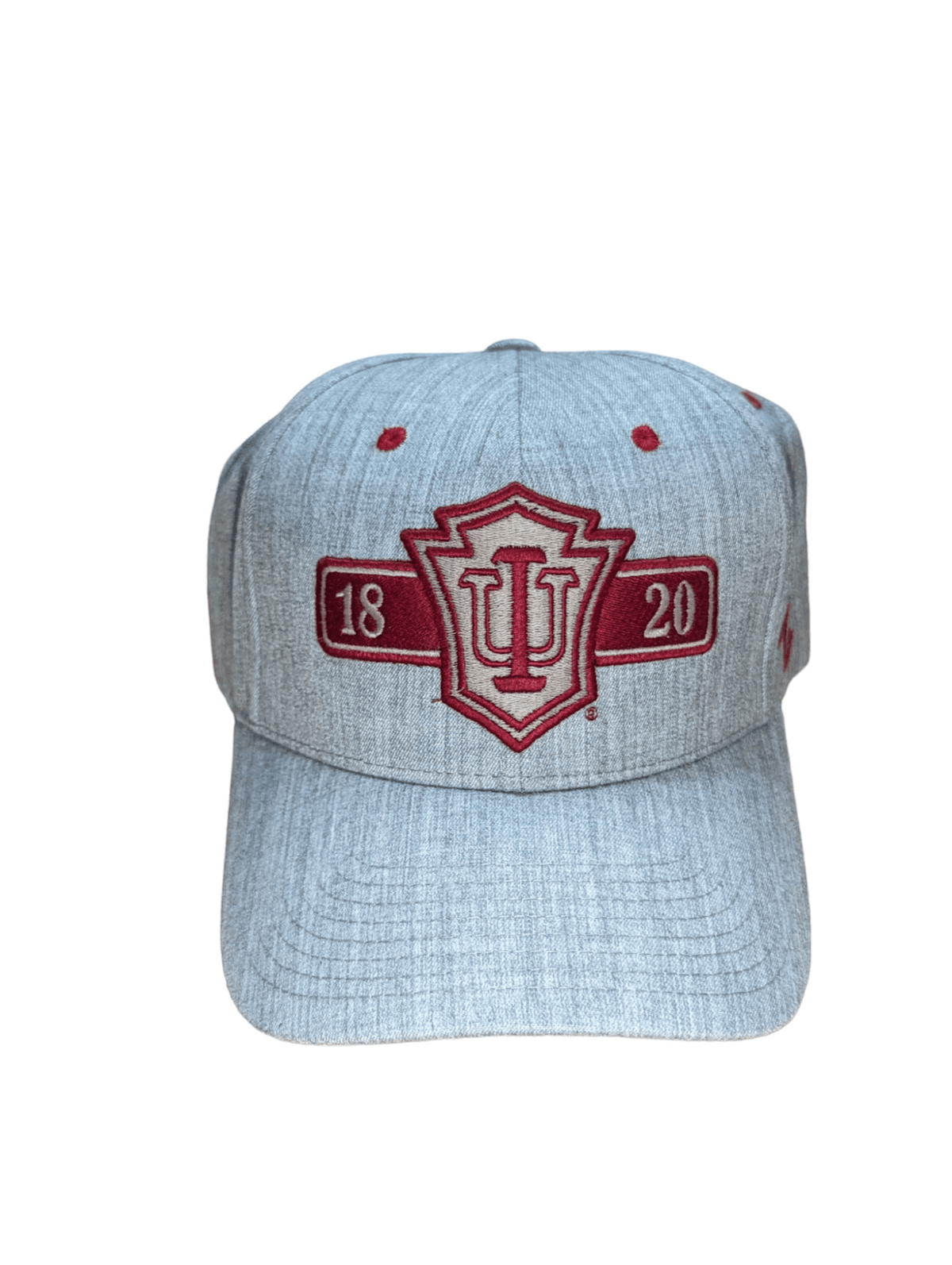 Hoosiers Chaperone Grey Hat with IU 1820 Emblem Hat - Available at Carrot Stick Sports