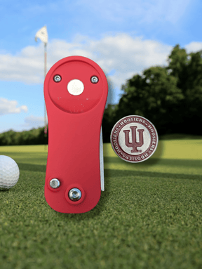 Indiana Hoosiers Ball Mark Repair Tool Golf Gear - Available at Carrot Stick Sports