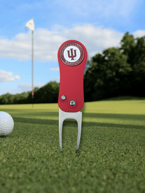 Indiana Hoosiers Ball Mark Repair Tool Golf Gear - Available at Carrot Stick Sports