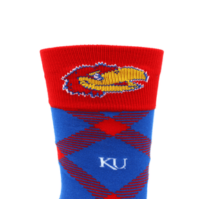 Kansas Tartan Socks Socks - Available at Carrot Stick Sports