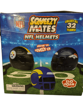 NFL Squeezy Helmet Blind Pack Toys - Available at Carrot Stick Sports