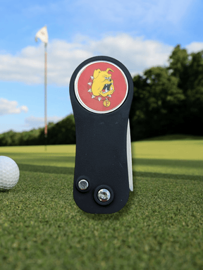 On The Mark Golf Gear Ferris State Golf Ball Repair Tool