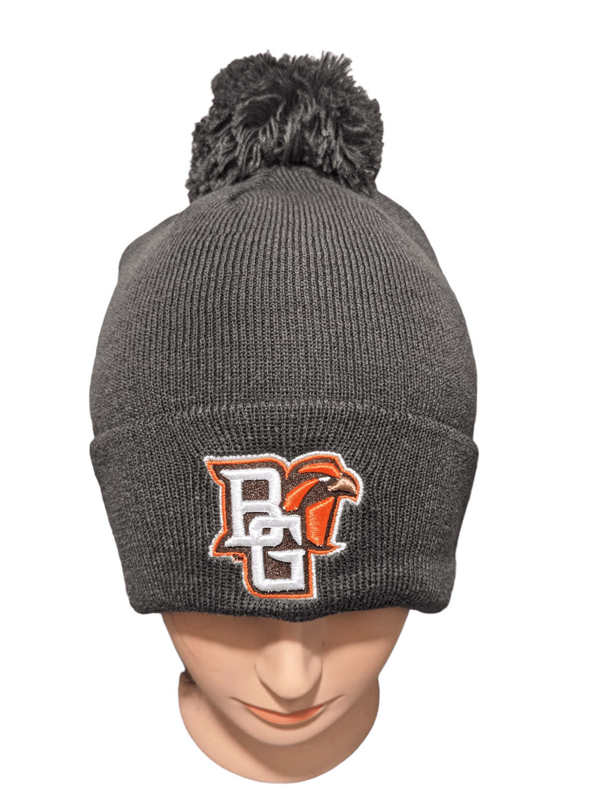 Zephyr Hat Bowling Green Falcon Knit Winter Hat with Pom