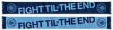 Ruffneck Scarf Manchester City Fight Two Tone Scarf