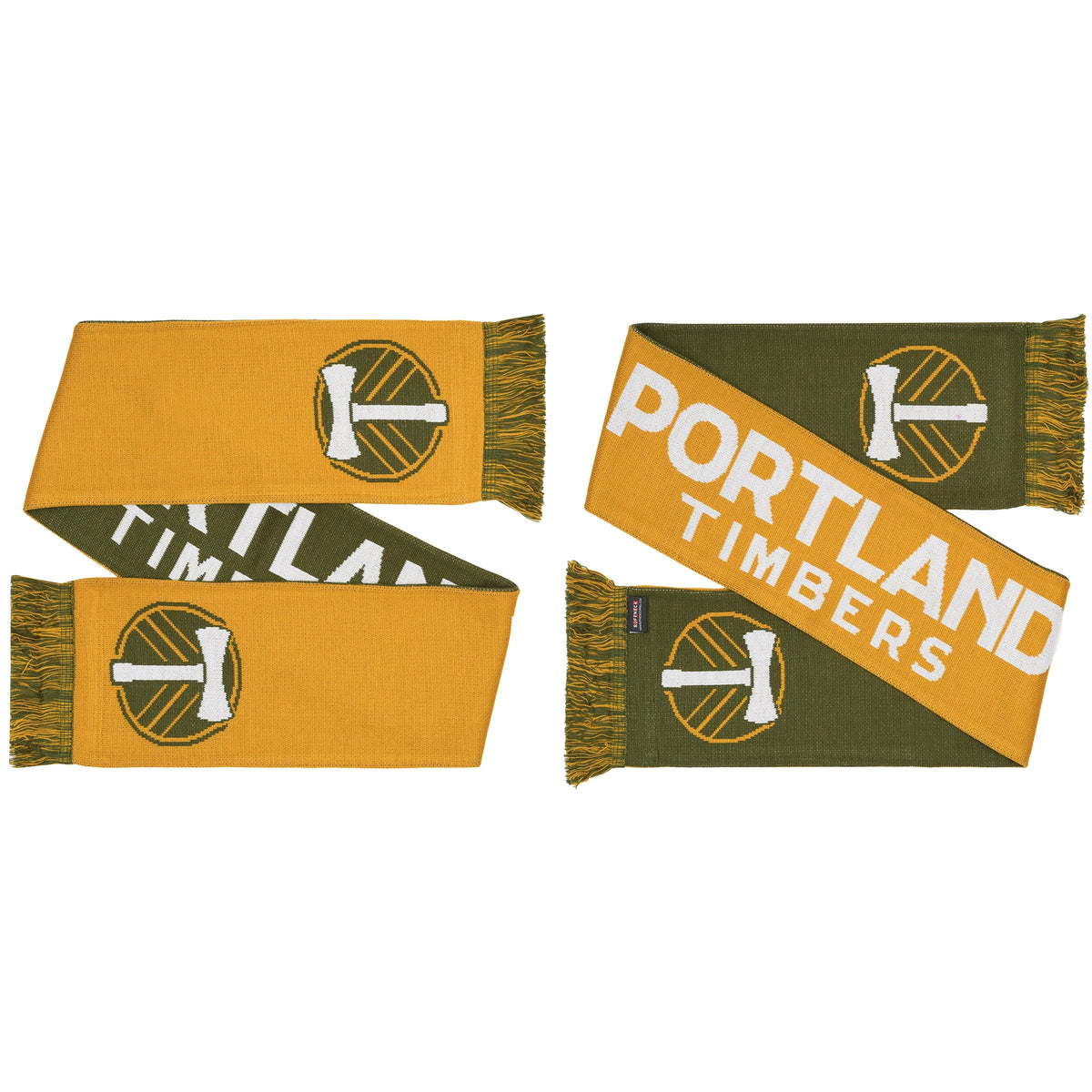 Ruffneck Scarf Portland Timbers Two Tone Soccer Scarf