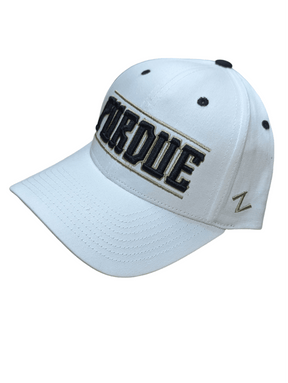 Purdue Boilermakers White Citadel Cap Hat - Available at Carrot Stick Sports