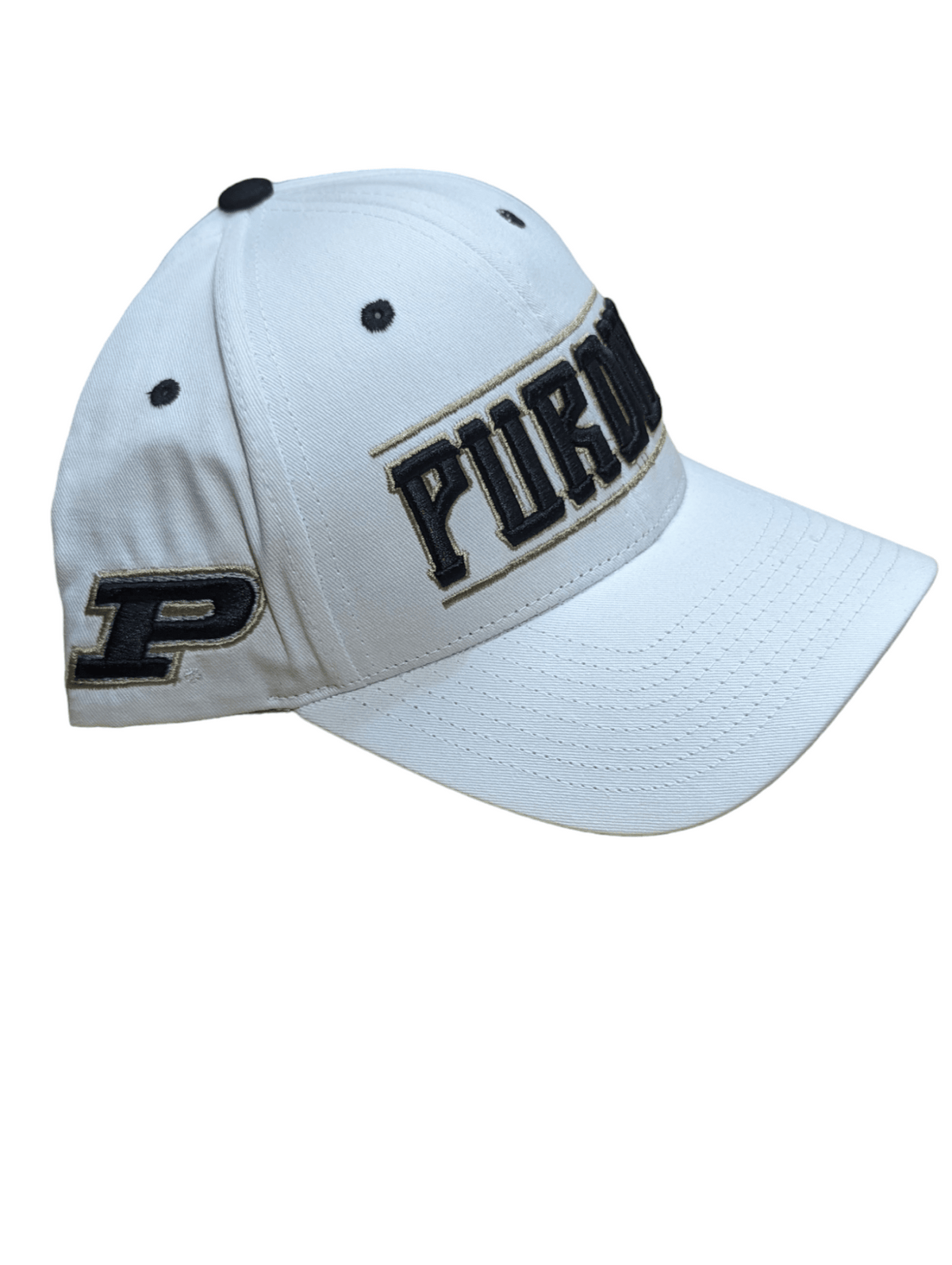 Purdue Boilermakers White Citadel Cap Hat - Available at Carrot Stick Sports