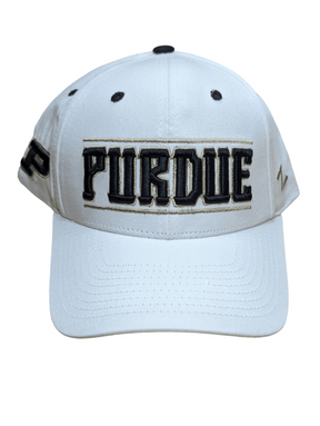 Purdue Boilermakers White Citadel Cap Hat - Available at Carrot Stick Sports