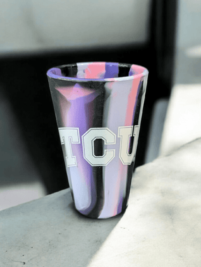 TCU Horned Frogs Silicone Pint Glass Pint Glass - Available at Carrot Stick Sports