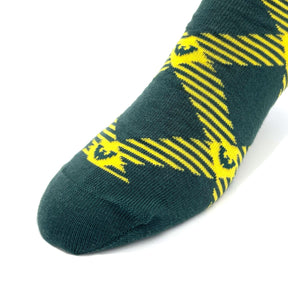 Wayne State Tartan Socks Socks - Available at Carrot Stick Sports