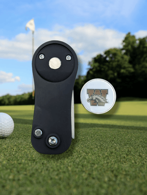 Western Michigan Ball Mark Repair Tool Golf Gear - Available at Carrot Stick Sports