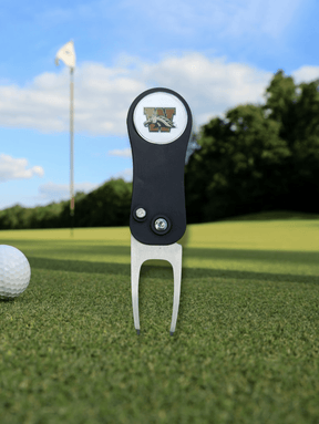 Western Michigan Ball Mark Repair Tool Golf Gear - Available at Carrot Stick Sports