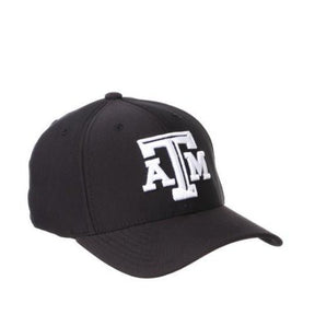 Aggies 12th Man Black Stretch Fit Hat Hat - Available at Carrot Stick Sports
