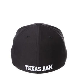 Aggies 12th Man Black Stretch Fit Hat Hat - Available at Carrot Stick Sports
