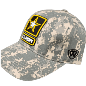 American Flag US Army Camo Cap Hat - Available at Carrot Stick Sports