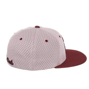 Arizona State Sun Devils FlexFit Baseball Cap with Maroon and Yellow AS Logo Hat - Available at Carrot Stick Sports